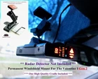 1 New Designed Permanent Windshield Mount For The Valentine Gen 2 Radar Detector