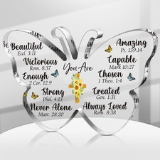 Christian Gifts for Women Mom Religious Gift Inspirational Bible Verse Desk Deco