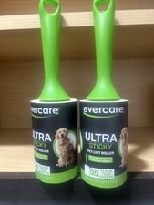 Evercare Pet Fur Lint Roller, Refillable, Extra Sticky,95 Sheets per Roll,2 Pack