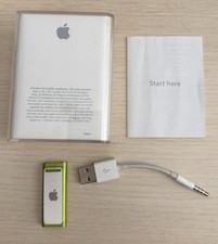 Apple iPod shuffle 3rd Gen 2GB Green MP3 Player USB 2.0 Headphone Jack Box