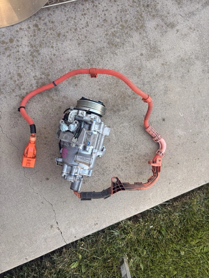 2012-2015 Honda Civic Hybrid Acura ILX Hybrid AC Compressor OEM HBC198 GENUINE - Image 2 of 4