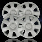 4-pack of 15" Push-on Silver Hubcaps for 2002-2004 Camry - ARFH296