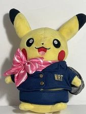 Pikachu Narita Airport NRT Stewardess Pokemon Center Plush