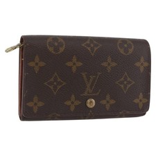 LOUIS VUITTON Monogram Porte Monnaie Billets Tresor Wallet M61730 Auth BA11009