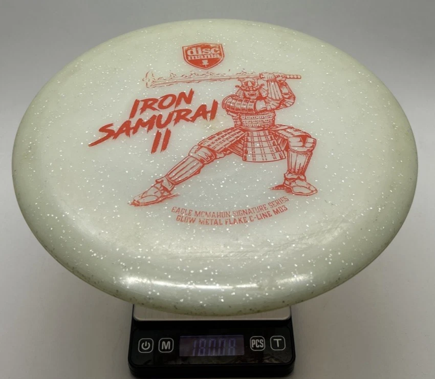 Discmania Eagle McMahon Signature Series Iron Samurai II Glow MF C-line MD3 Disc - Image 3 of 4