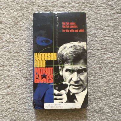 Paramount Patriot Games VHS NTSC Action/Thriller R Harrison Ford Rental