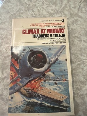 Climax at Midway by Thaddeus V. Tuleja Paperback Jove 1983 Action Photo Edition