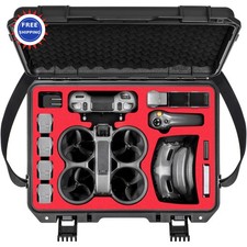 STARTRC Avata 2 Case Waterproof Carrying Hard Case for DJI Avata 2 Fly More