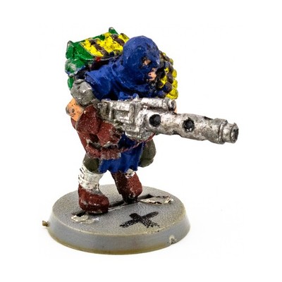 GW Necromunda Cawdor Loose Mini Cawdor Heavy #25 (Heavy Stubber) NM