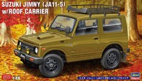 Hasegawa, Suzuki Jimny Mit GrüNem DachträGer Zum Zusammenbauen Und Lackieren,...