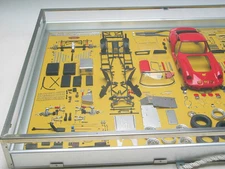 Ferrari 250 GTO parts display board in 1:18 Scale by CMC by Display Cases