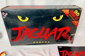 Atari Jaguar System Console Bundle w/ Cybermorph Game COMPLETE IN BOX Tested CIB