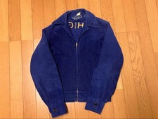 FUTURE FARMERS FFA Jacket 32 Navy Corduroy Michigan Embroidered Talon FF BDA
