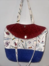 RARE Fabric Nurse/doctor 50s-60s Tote Bag