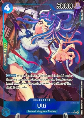   Ulti   OP05-043 SR Alt Art Awakening of the New Era Holo Foil One Piece TCG NM