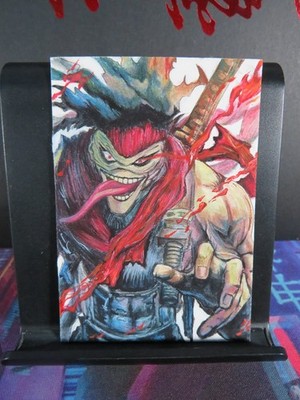 Stain Hand Drawn 1/1 Sketch Art Card Studio My Hero Academia Blacklight MHA
