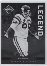 2011 Panini Limited Legends 219/499 Alan Page #128 HOF 0l2