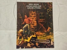 JOHN DEERE CHAIN SAWS & LOG SPLITTERS 1986 PRODUCT BROCHURE