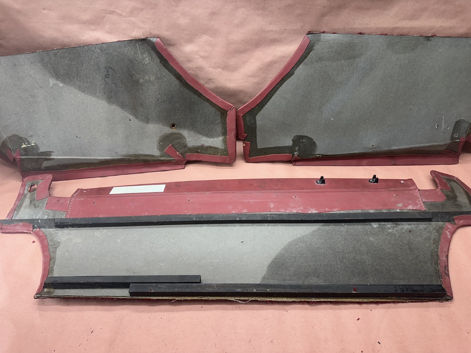 Rolls Royce Silver Spirit 1986 Rear Trunk Carpet Covers OEM 71K Miles