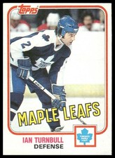 1981-82 Topps #42 Ian Turnbull Toronto Maple Leafs