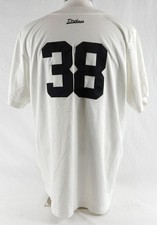 2021 Long Beach State Dirtbags #38 Game Used White Jersey Baseball XL 545