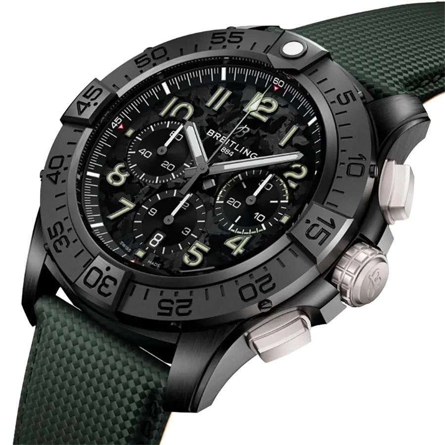 Reloj para hombre Breitling Super Avenger esfera negra bisel cronógrafo 46 mm SB0148 Foto 2 de 4