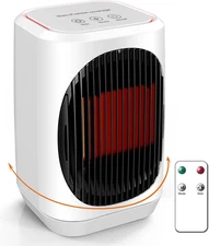 Small Space Heater for Indoor Use, Portable Electric Heaters with 3 Modes, 70° O