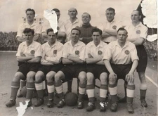 PRESS PHOTOGRAPH - Bishop Auckland Football Club Team Group 1950's #5