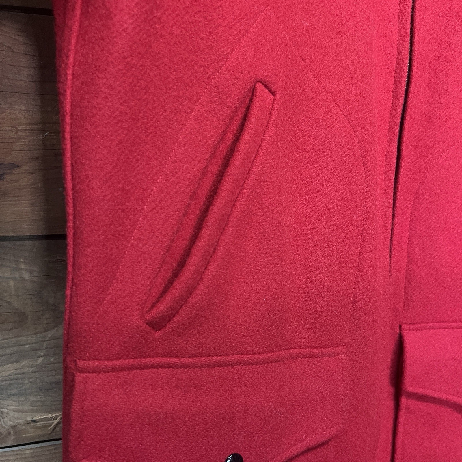 Vintage Pendleton Mens Jacket Red Medium - image 3