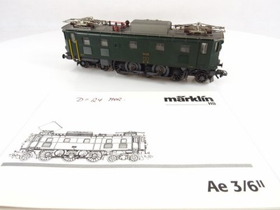 Märklin E-Lok Ae 3/6 BR 10406 SBB in grün, DELTA, Schweiz, sehr guter Zustand