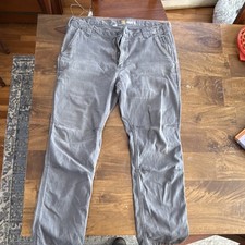 Carhartt Straight Fit Gray Work Pants Men’s Size 36x30