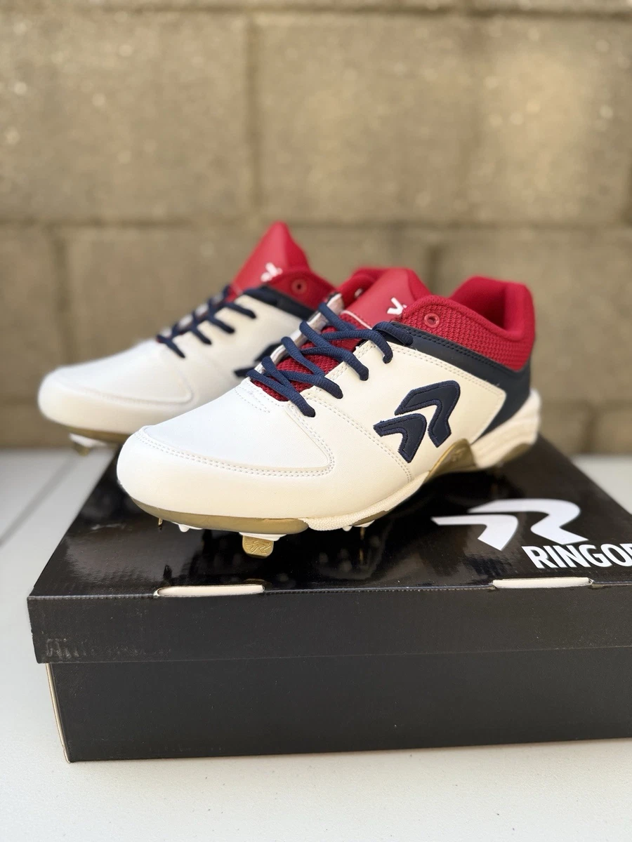 Chaussures de Softball Ringor Dynasty avec Pointes en Métal et Bout Pitching (PTT