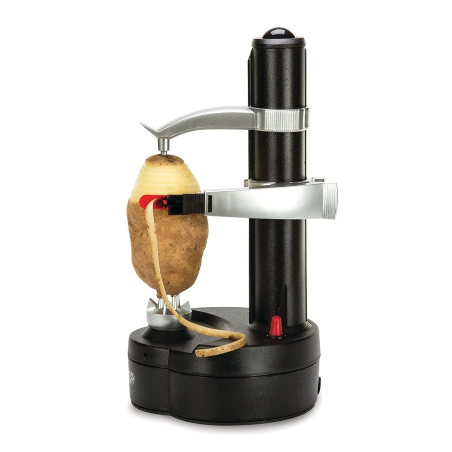 Electric Vegetable & Fruit Peeler - 2 Spare Blades - Safe, Easy, Effortless Use