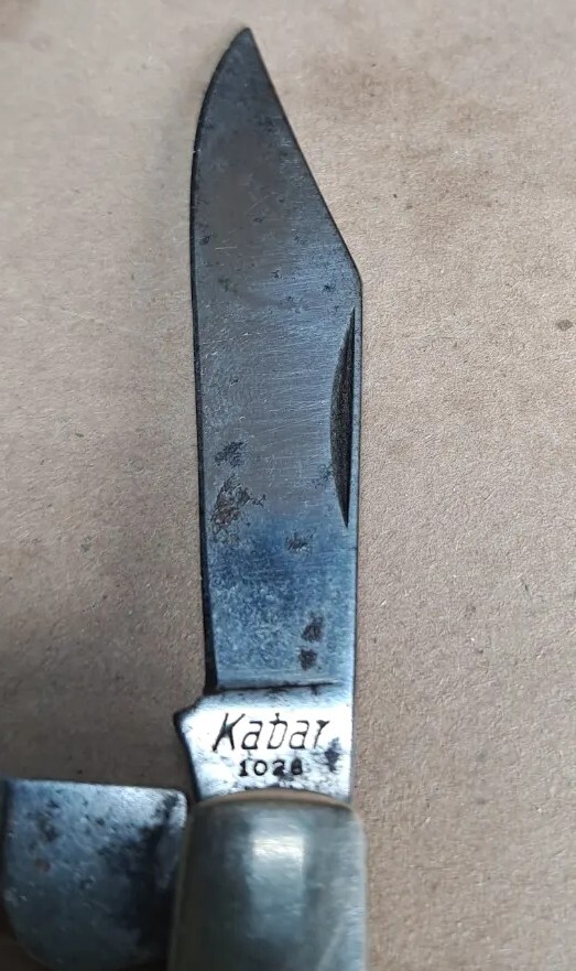 Vintage Kabar 1026 Jack Folding Pocket Knife Made in USA 3" Closed, 53