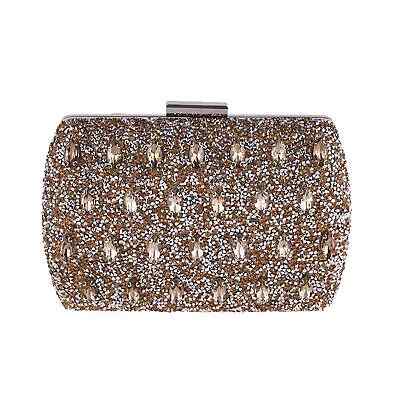Borsa A Tracolla In Pelliccia Sintetica Donna – Pochette Morbida A Forma Di Raviolo – Borse Da Sera Per Feste, Matrimoni E Occasioni Speciali