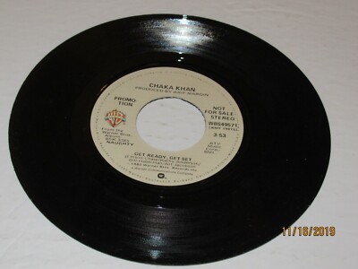Chaka Khan: Get Ready Get Set / 45 Rpm Promo 1980 VG+