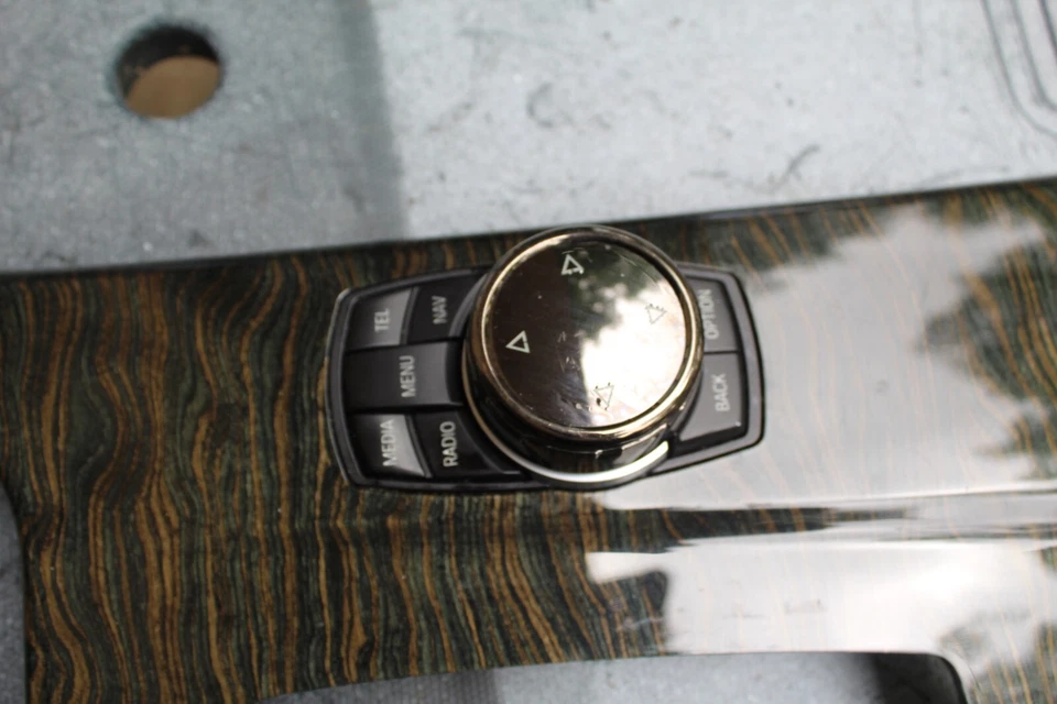 BMW X3 2011-2014 2015 consola central delantera panel de moldura de madera 9200956 Foto 3 de 4