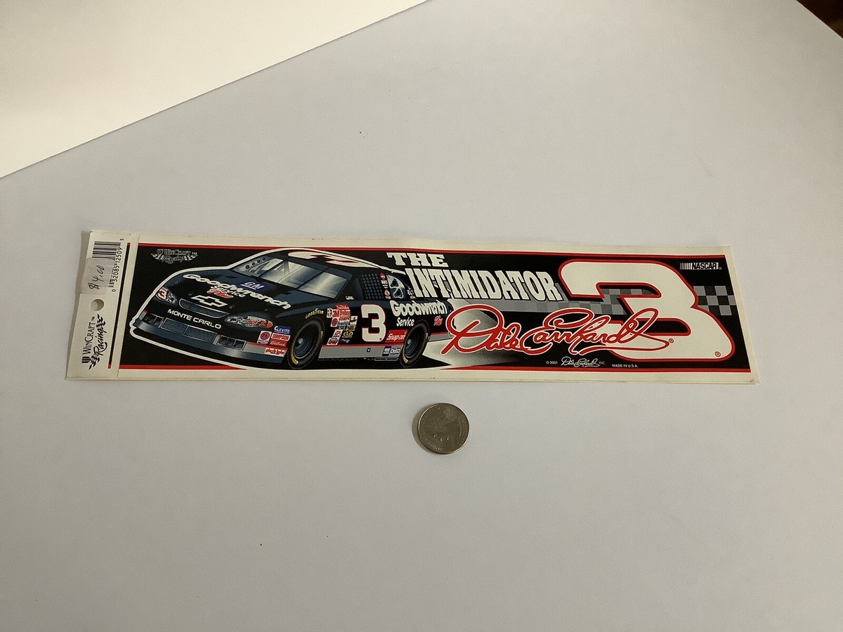 Wincraft Dale Earnhardt 3 Goodwrench The Intimidator Bumper