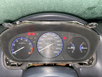 96-00 OEM Honda Civic EK dash gauge cluster fuel / temp combo gauge MT