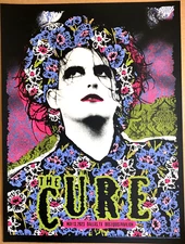 RARE FIRST EDITION The CURE POSTER Dallas TX 2023 Screen Print #/1300