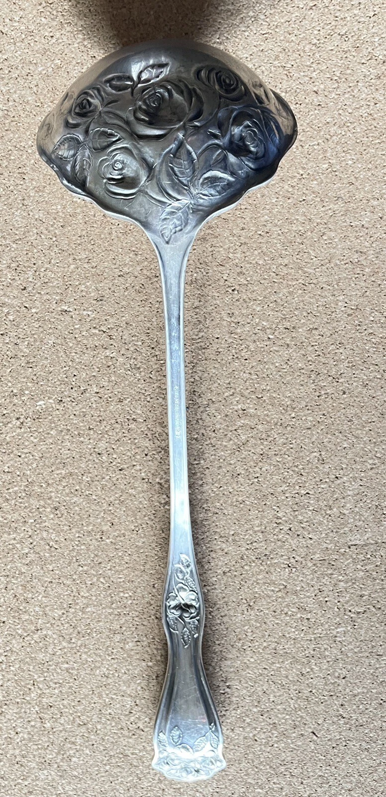 Vintage Homes & Edwards XIV Ladel Silverplate with Roses