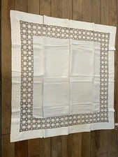 Hand Made Antique Lace Table Linen, Table Cloth, Wardrobe, 45  x45  