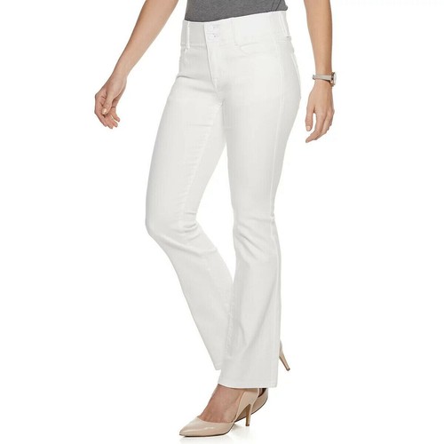 Midrise Bootcut Jeans, Size 