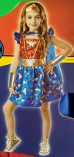 Rubies Wonder Woman Child Costume w/ Cape, Belt, Tiara Size L 10-12
