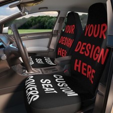 Custom Car Seat Covers Personalized Vehicle Covers Auto Accessories Unique Gifts
