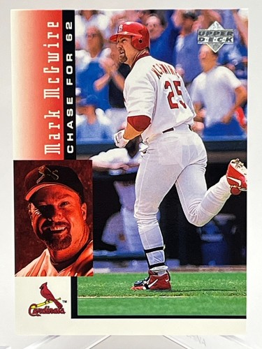 1998 Upper Deck Mark McGwire Chase for 62 LD Card #23/30 St. Louis Cardinals
