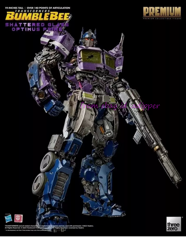 Perfect Threezero Bumblebee Premium Shattered Glass Optimus