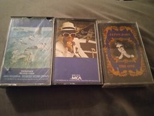Elton John 3 Cassette Lot: The One, Greatest Hits, Blue Moves