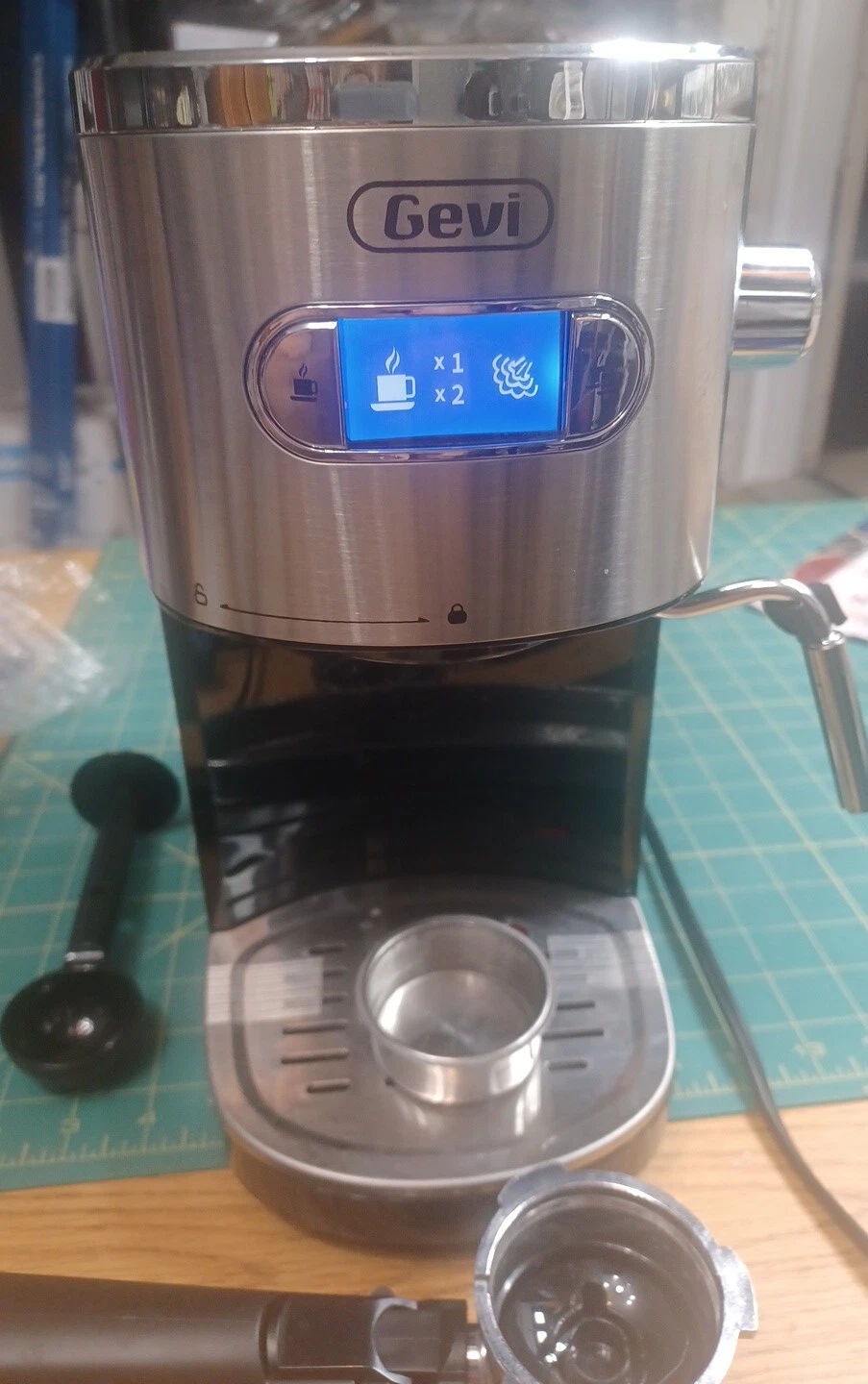 Gevi Espresso Coffee Maker Machine GECME400BA U