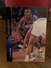 1994-95 Upper Deck Lindsey Hunter #118 Detroit Pistons NBA Basketball